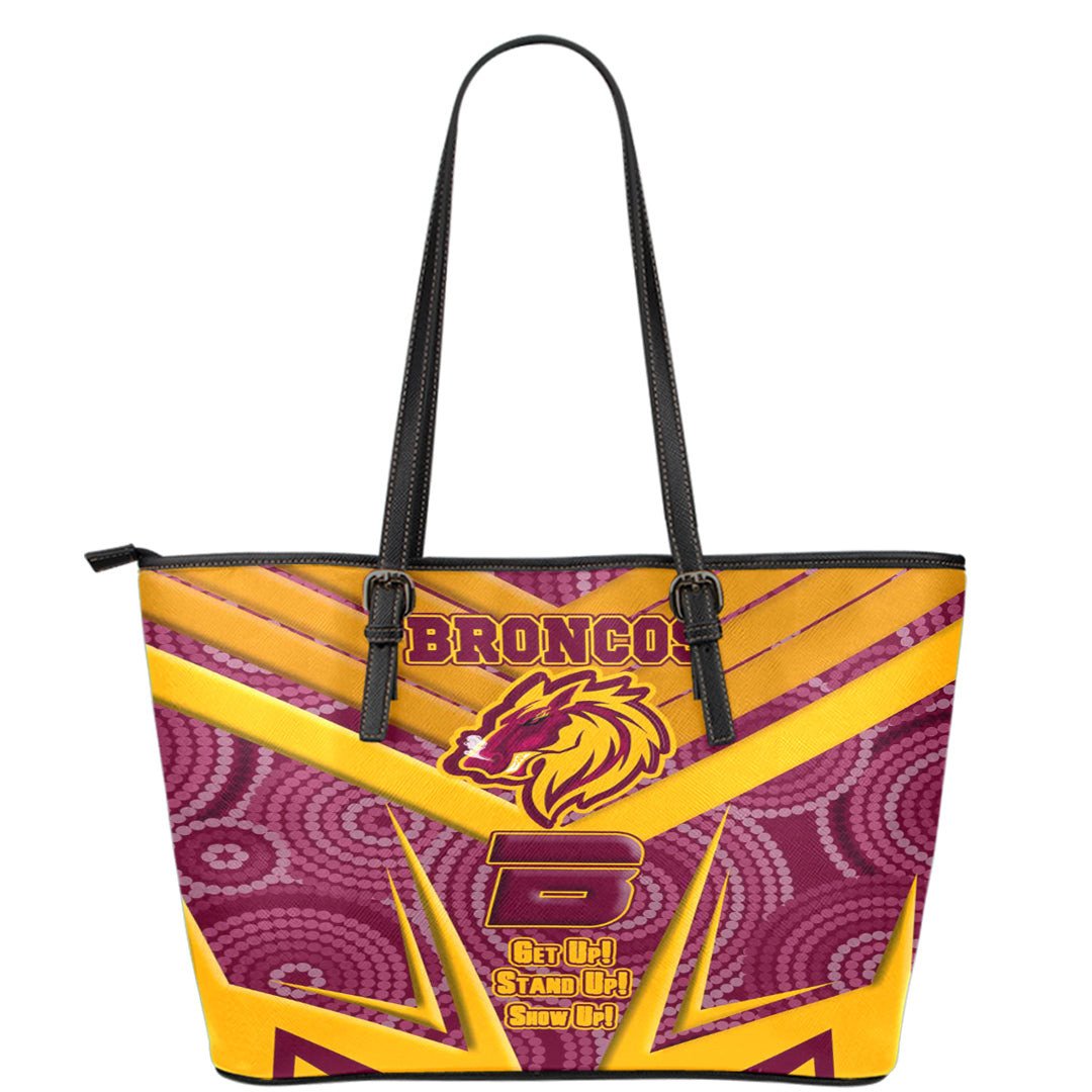 vibe-hoodie-leather-tote-brisbane-broncos-naidoc-2022-sporty-style-leather-tote