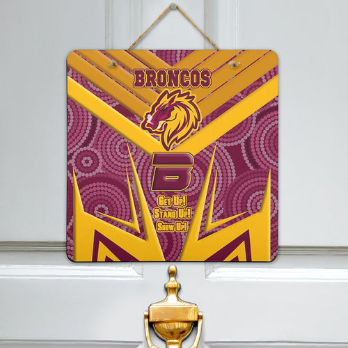 vibe-hoodie-hanging-door-sign-brisbane-broncos-naidoc-2022-sporty-style-hanging-door-sign