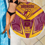 vibe-hoodie-beach-blanket-brisbane-broncos-naidoc-2022-sporty-style-beach-blanket