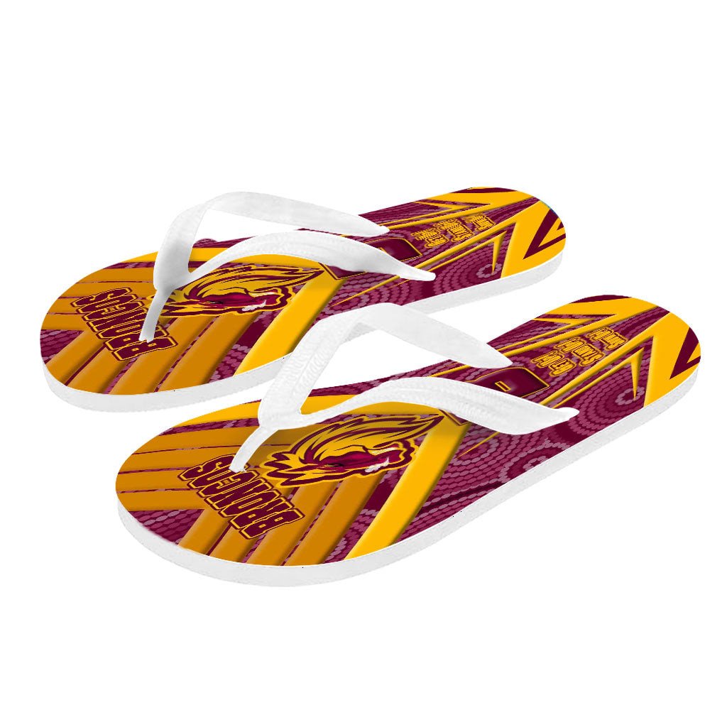 vibe-hoodie-flip-flops-brisbane-broncos-naidoc-2022-sporty-style-flip-flops