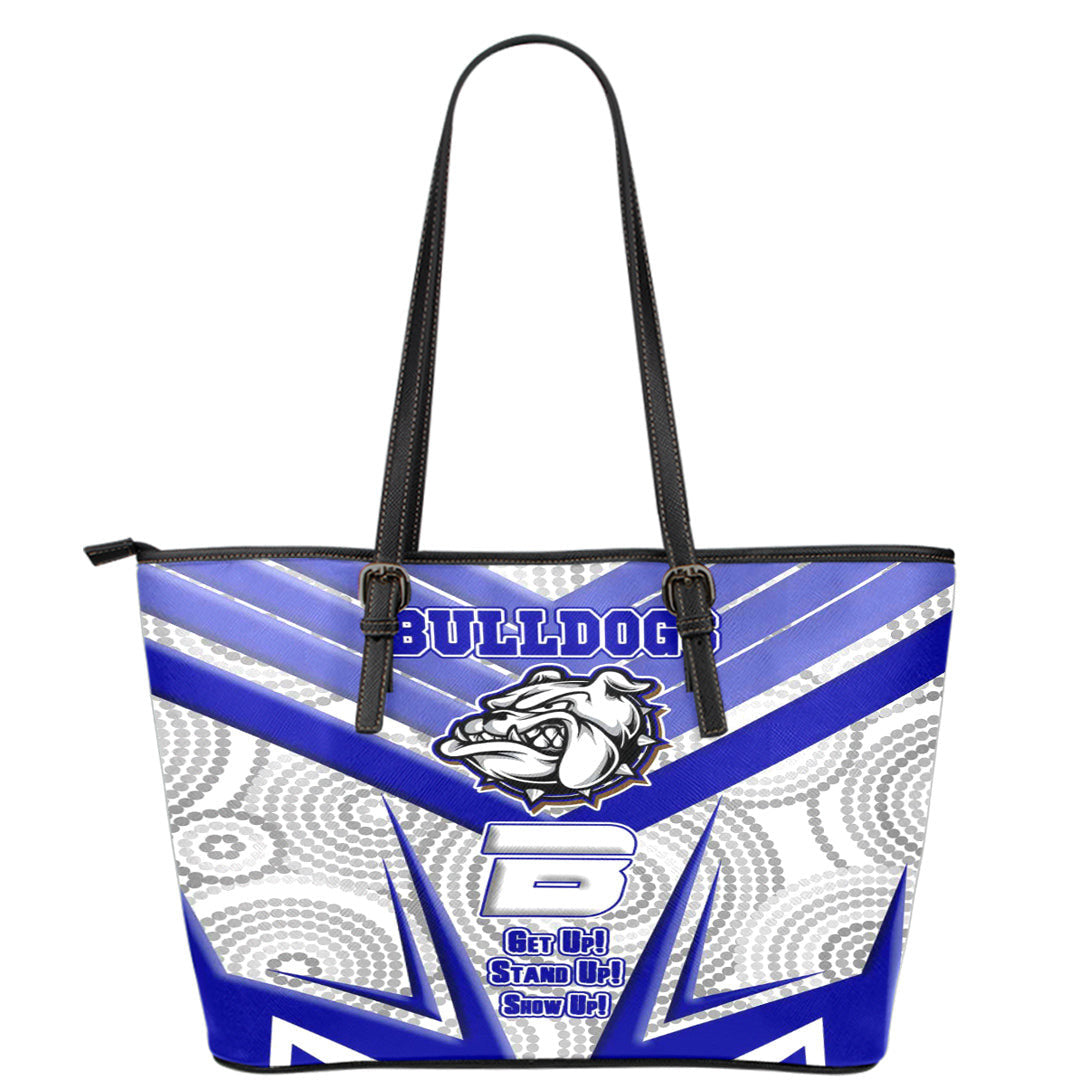 vibe-hoodie-leather-tote-canterbury-bankstown-bulldogs-naidoc-2022-sporty-style-leather-tote