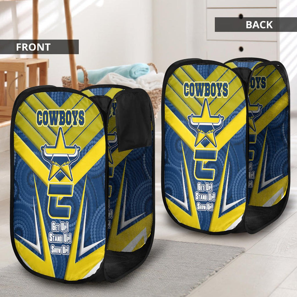 vibe-hoodie-laundry-hamper-north-queensland-cowboys-naidoc-2022-sporty-style-laundry-hamper