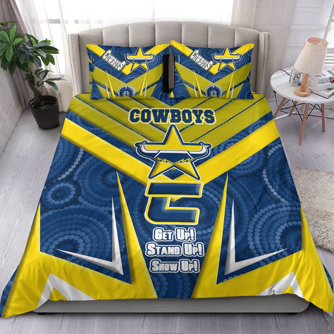 vibe-hoodie-bedding-set-north-queensland-cowboys-naidoc-2022-sporty-style-bedding-set