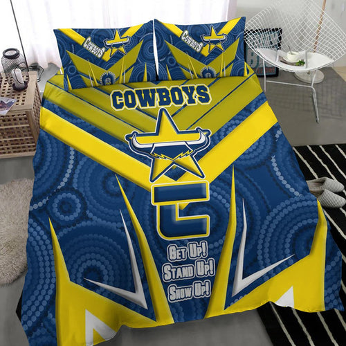 vibe-hoodie-bedding-set-north-queensland-cowboys-naidoc-2022-sporty-style-bedding-set
