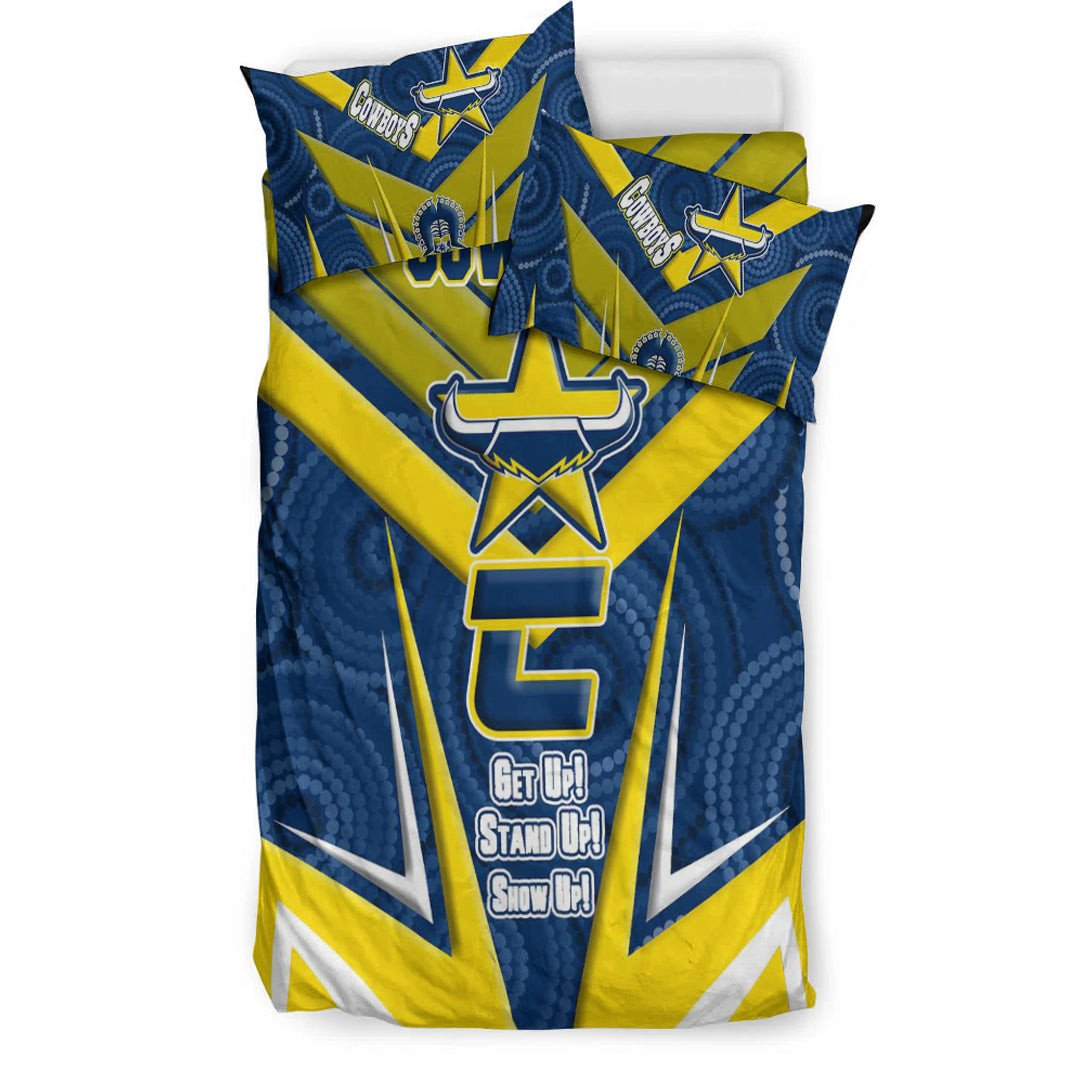 vibe-hoodie-bedding-set-north-queensland-cowboys-naidoc-2022-sporty-style-bedding-set