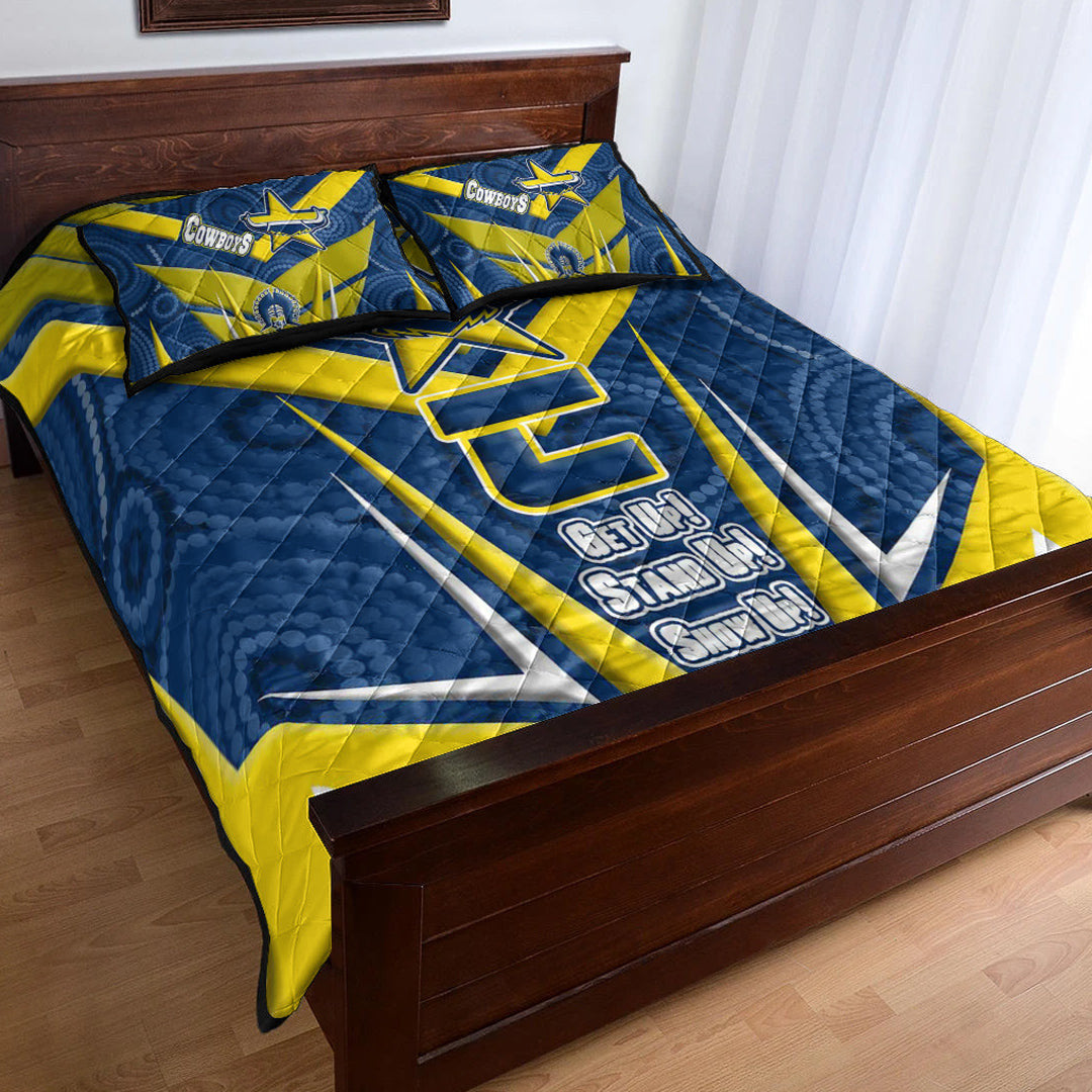 vibe-hoodie-quilt-bed-set-north-queensland-cowboys-naidoc-2022-sporty-style-quilt-bed-set