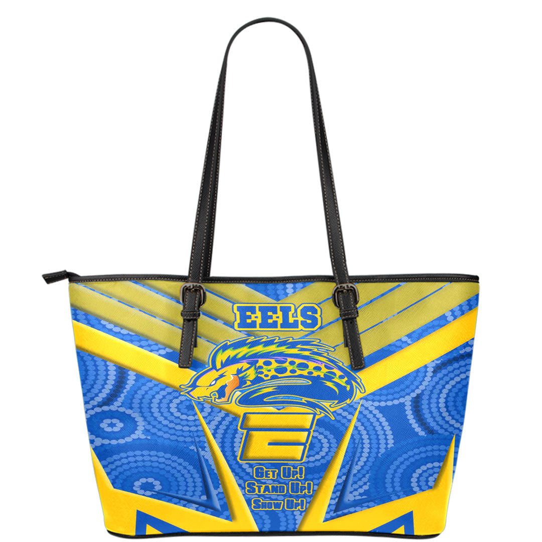 vibe-hoodie-leather-tote-parramatta-eelss-naidoc-2022-sporty-style-leather-tote