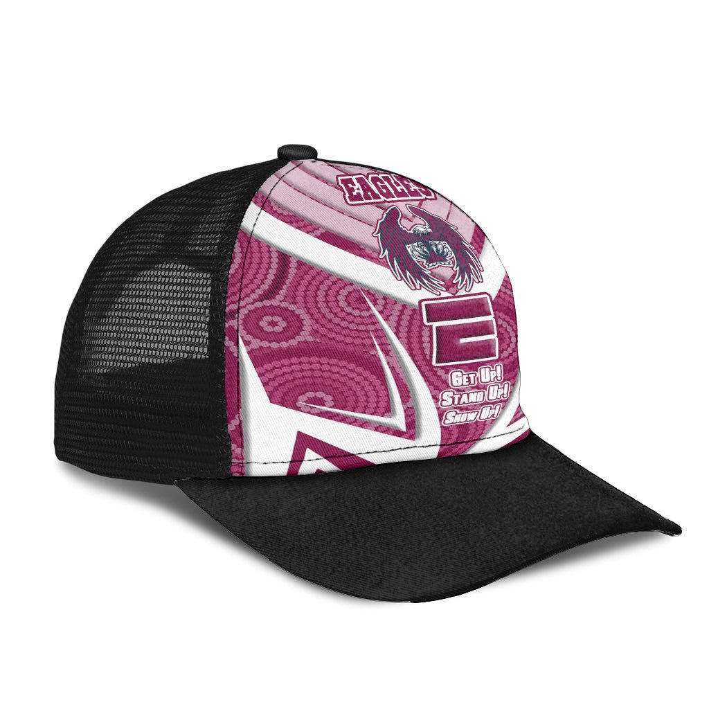 vibe-hoodie-mesh-back-cap-manly-warringah-sea-eagless-naidoc-2022-sporty-style-mesh-back-cap
