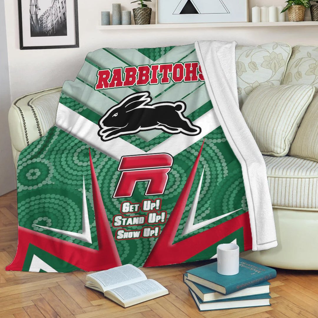 vibe-hoodie-premium-blanket-south-sydney-rabbitohs-naidoc-2022-sporty-style-premium-blanket