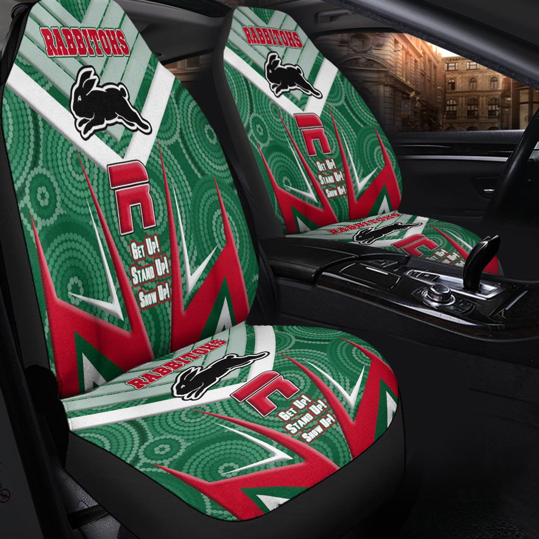 vibe-hoodie-car-seat-covers-south-sydney-rabbitohs-naidoc-2022-sporty-style-car-seat-covers
