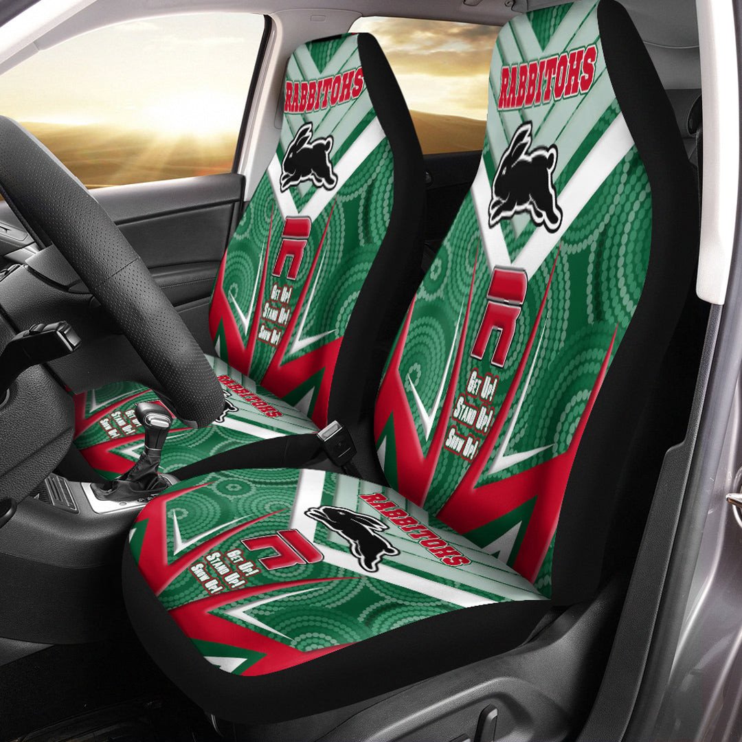 vibe-hoodie-car-seat-covers-south-sydney-rabbitohs-naidoc-2022-sporty-style-car-seat-covers