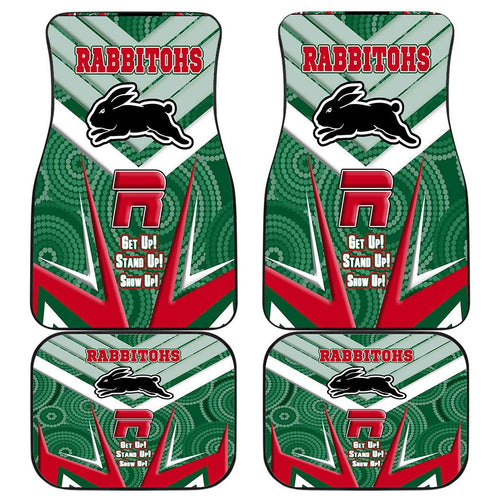 vibe-hoodie-front-and-back-car-mats-south-sydney-rabbitohs-naidoc-2022-sporty-style-front-and-back-car-mats