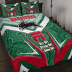 vibe-hoodie-quilt-bed-set-south-sydney-rabbitohs-naidoc-2022-sporty-style-quilt-bed-set