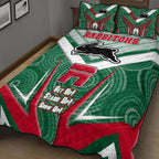 vibe-hoodie-quilt-bed-set-south-sydney-rabbitohs-naidoc-2022-sporty-style-quilt-bed-set