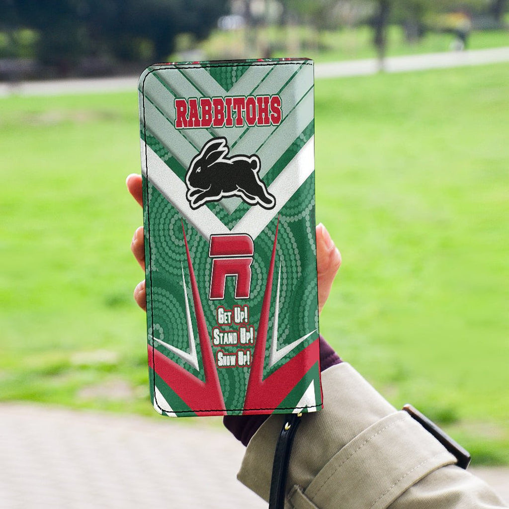 vibe-hoodie-clutch-purse-south-sydney-rabbitohs-naidoc-2022-sporty-style-clutch-purse