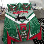 vibe-hoodie-bedding-set-south-sydney-rabbitohs-naidoc-2022-sporty-style-bedding-set