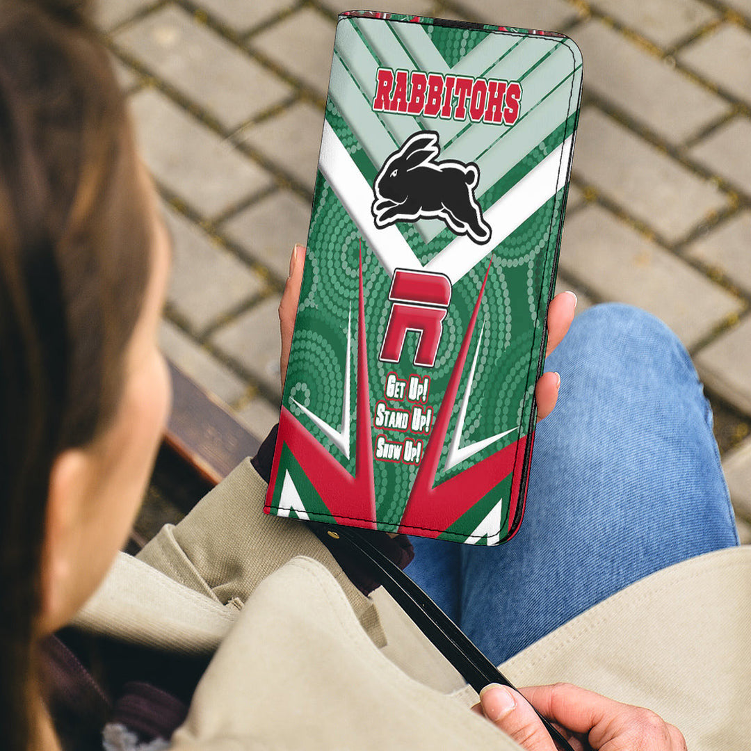 vibe-hoodie-clutch-purse-south-sydney-rabbitohs-naidoc-2022-sporty-style-clutch-purse