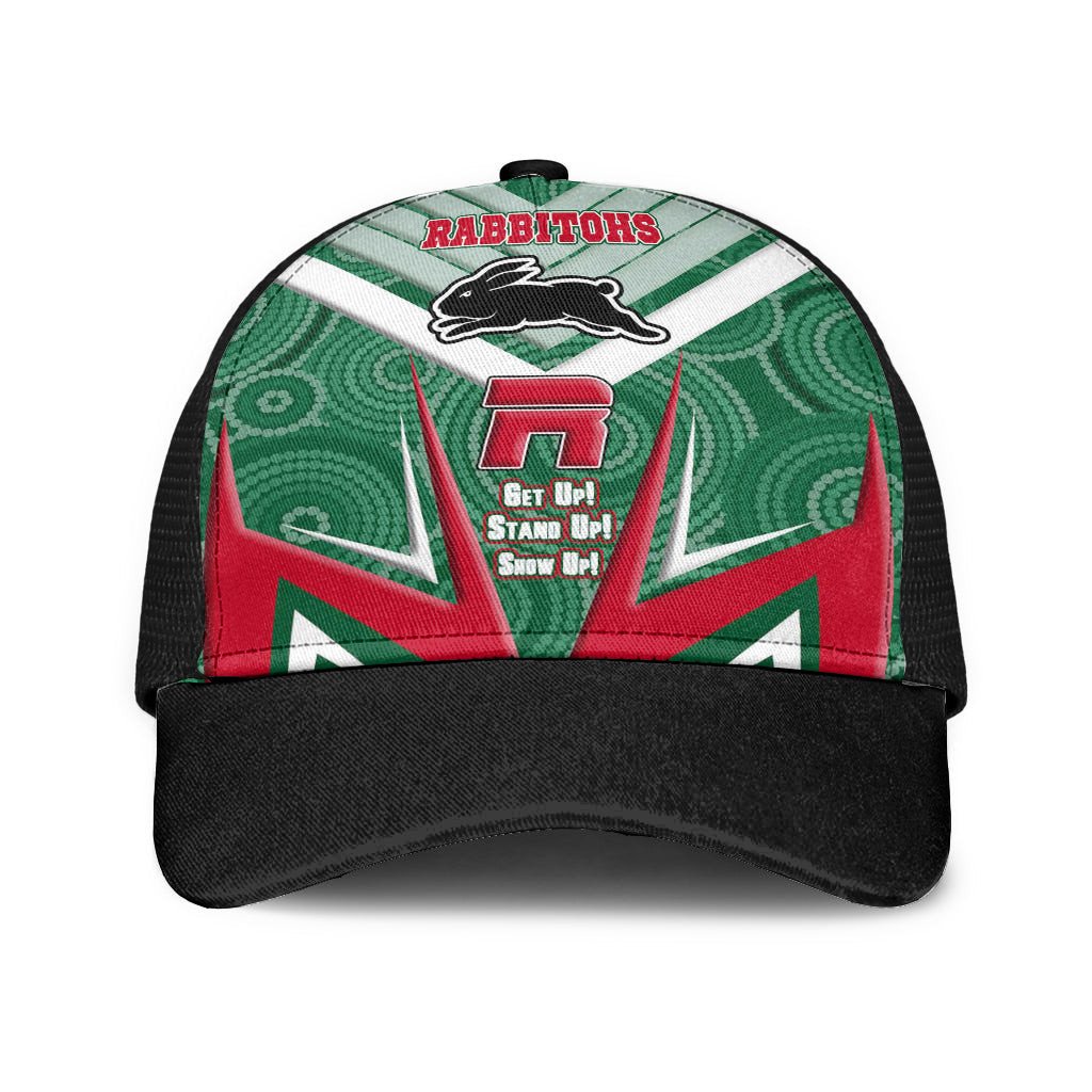 vibe-hoodie-mesh-back-cap-south-sydney-rabbitohs-naidoc-2022-sporty-style-mesh-back-cap