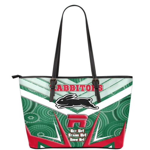 vibe-hoodie-leather-tote-south-sydney-rabbitohs-naidoc-2022-sporty-style-leather-tote