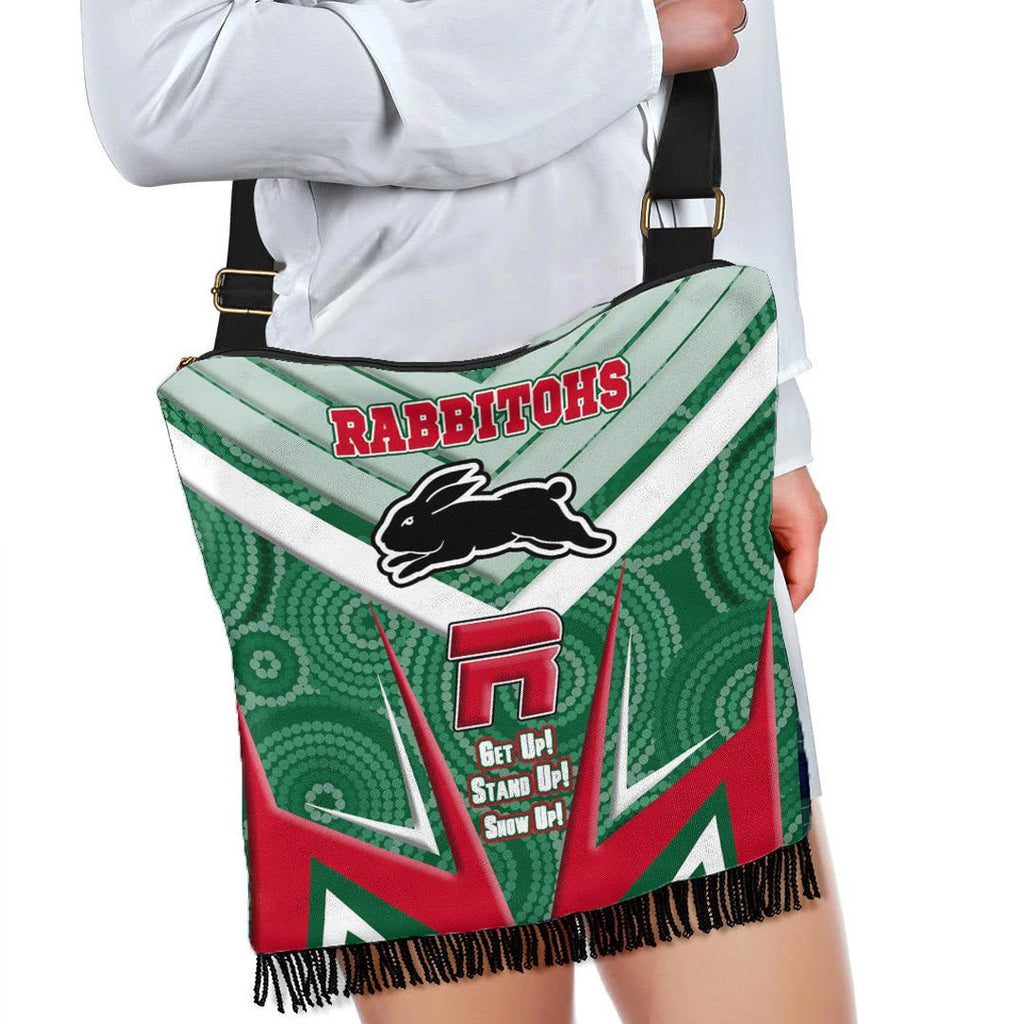 vibe-hoodie-crossbody-boho-handbag-south-sydney-rabbitohs-naidoc-2022-sporty-style-crossbody-boho-handbag