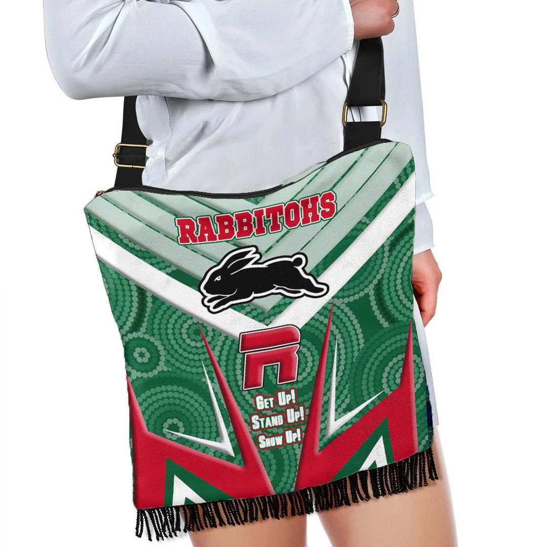 vibe-hoodie-crossbody-boho-handbag-south-sydney-rabbitohs-naidoc-2022-sporty-style-crossbody-boho-handbag