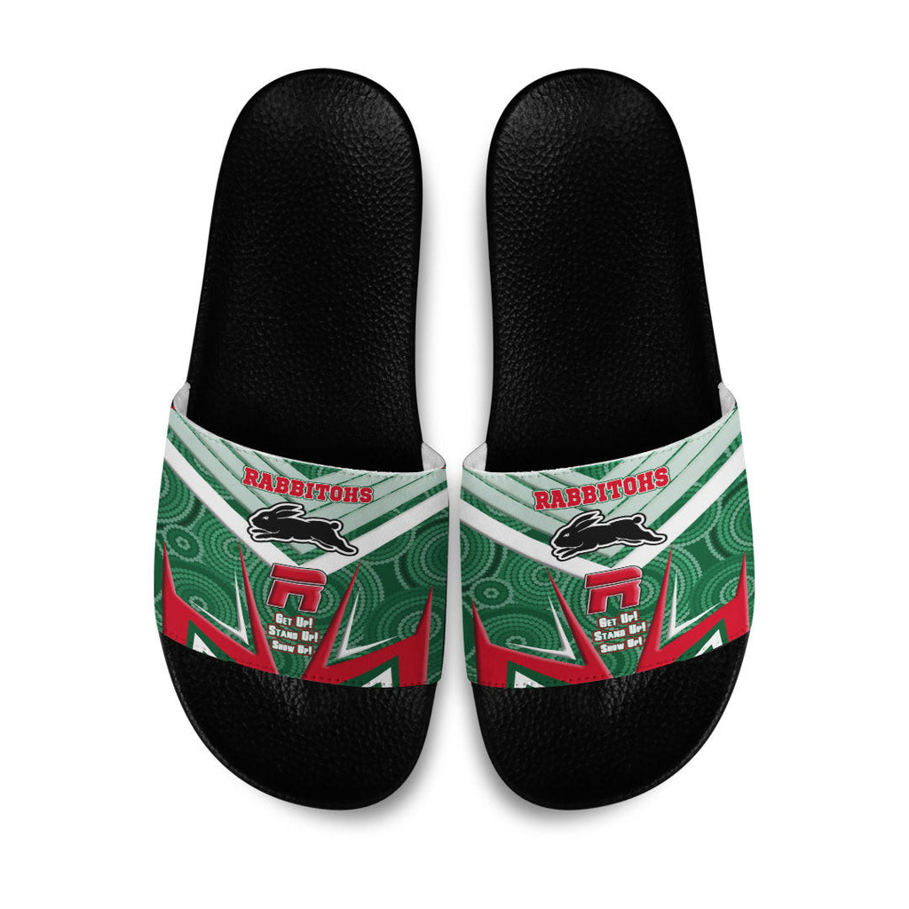 vibe-hoodie-slide-sandals-south-sydney-rabbitohs-naidoc-2022-sporty-style-slide-sandals