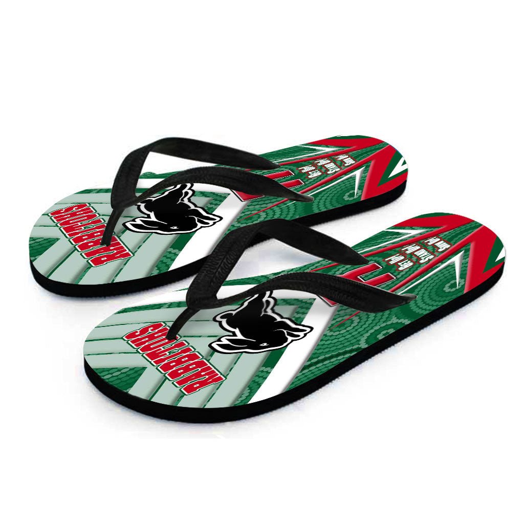 vibe-hoodie-flip-flops-south-sydney-rabbitohs-naidoc-2022-sporty-style-flip-flops