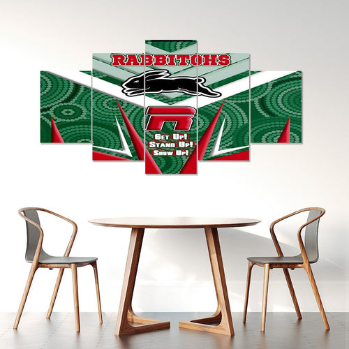 vibe-hoodie-canvas-wall-art-south-sydney-rabbitohs-naidoc-2022-sporty-style-canvas-wall-art
