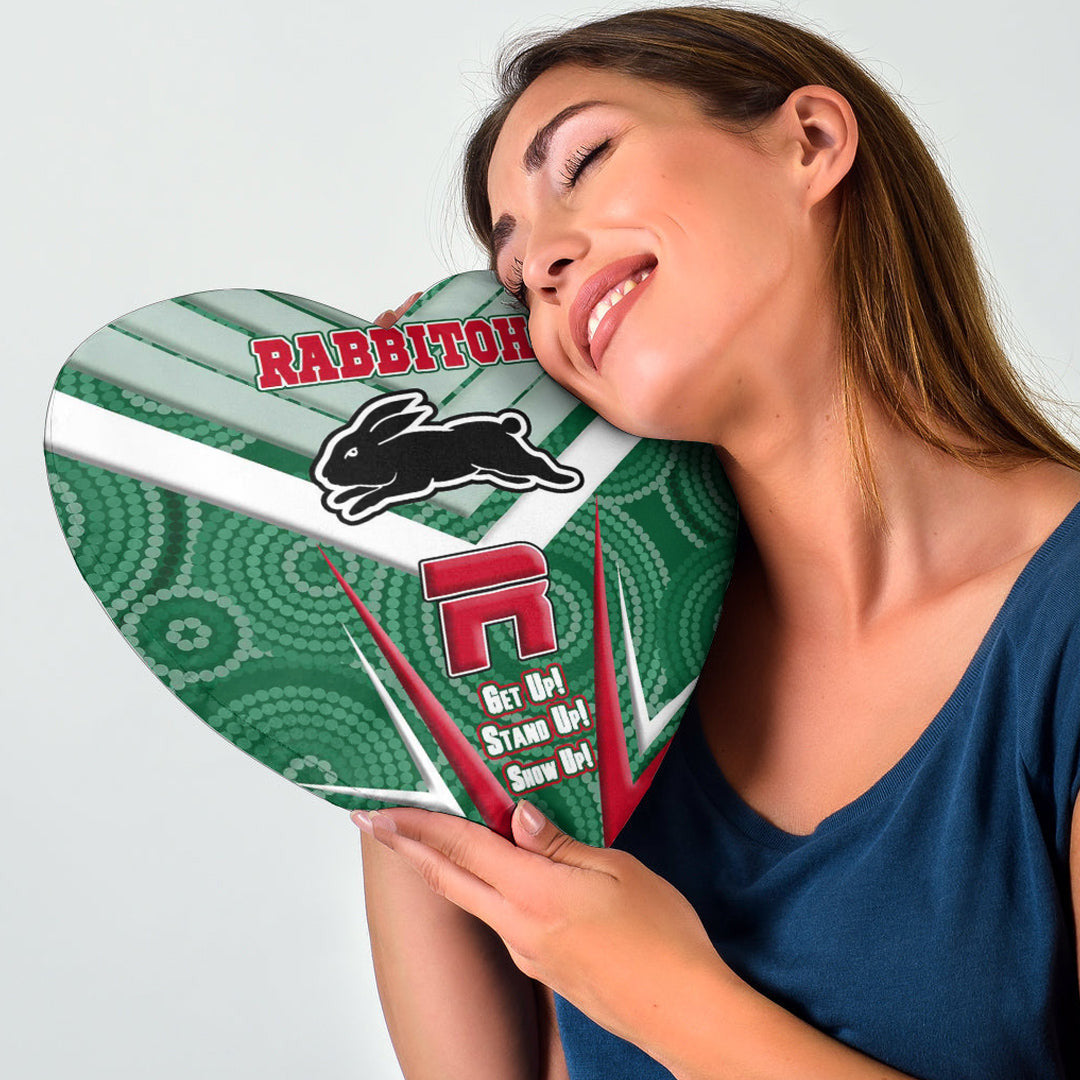 vibe-hoodie-heart-shaped-pillow-south-sydney-rabbitohs-naidoc-2022-sporty-style-heart-shaped-pillow