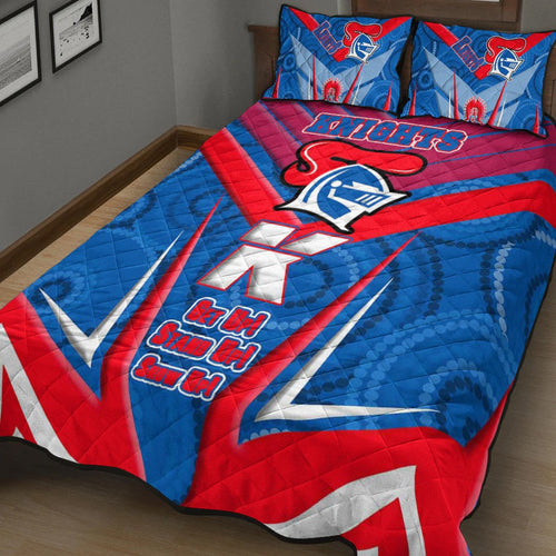 vibe-hoodie-quilt-bed-set-newcastle-knightsnaidoc-2022-sporty-style-quilt-bed-set