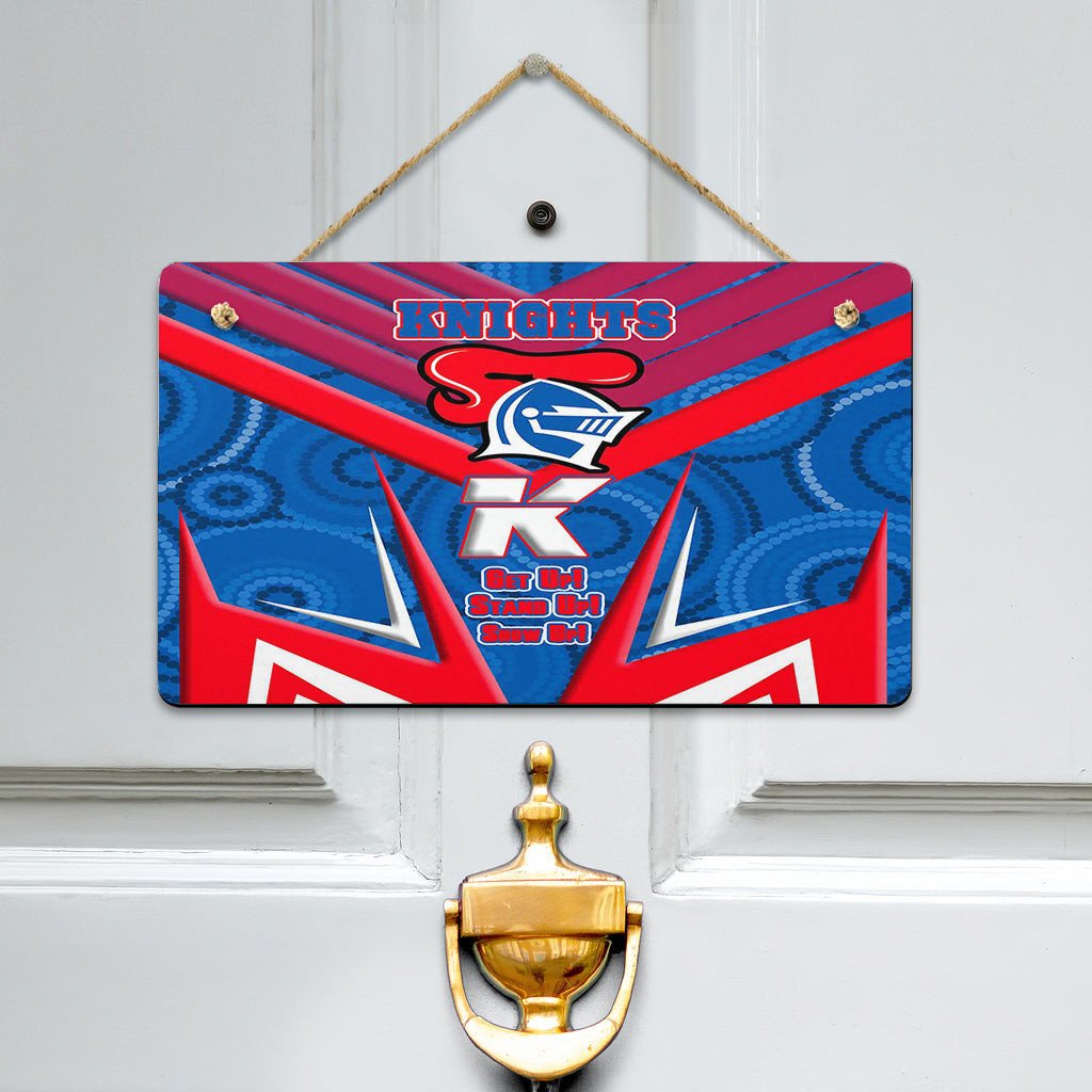 vibe-hoodie-hanging-door-sign-newcastle-knightsnaidoc-2022-sporty-style-hanging-door-sign