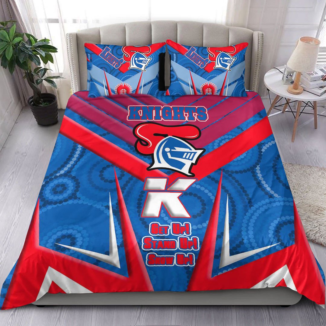 vibe-hoodie-bedding-set-newcastle-knightsnaidoc-2022-sporty-style-bedding-set