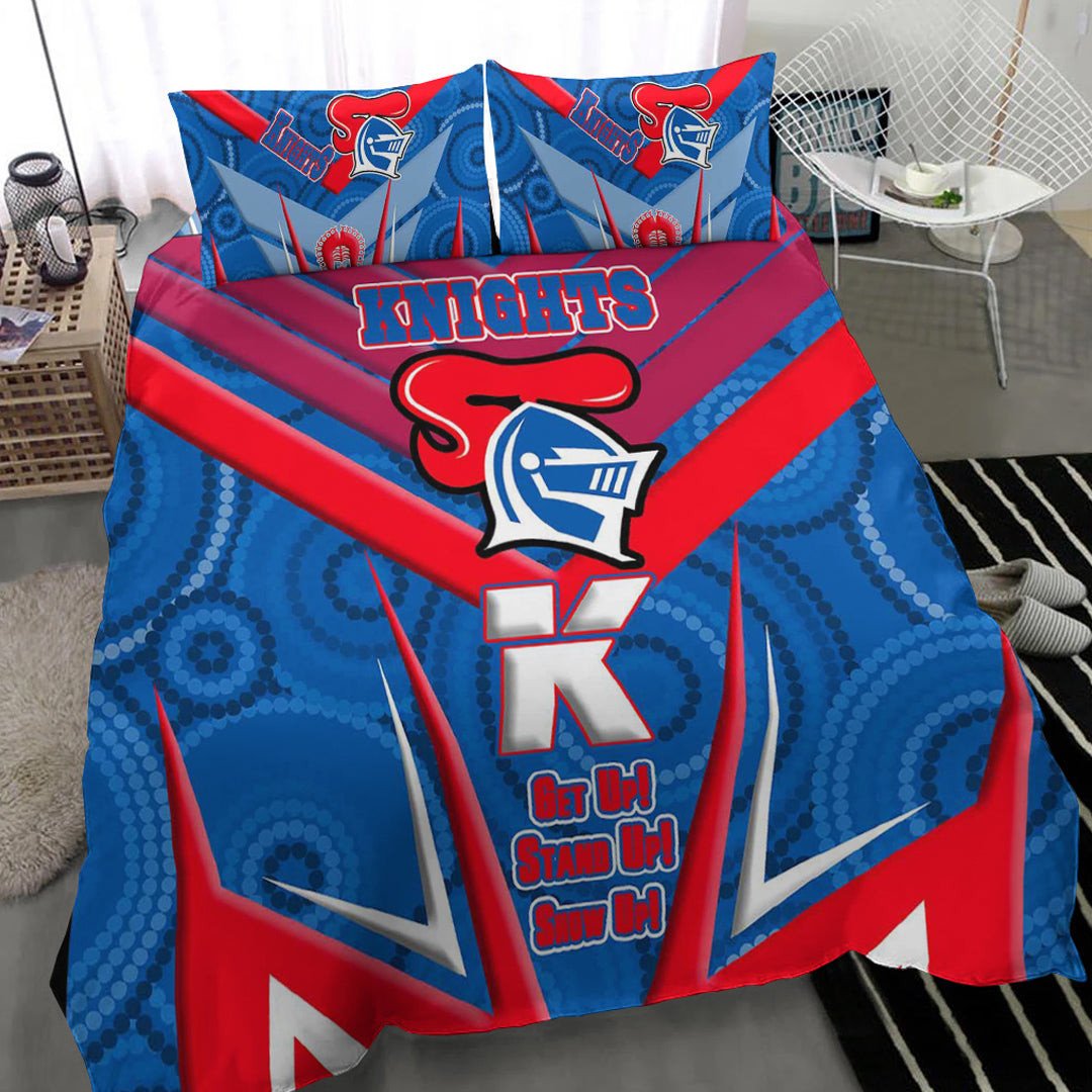 vibe-hoodie-bedding-set-newcastle-knightsnaidoc-2022-sporty-style-bedding-set