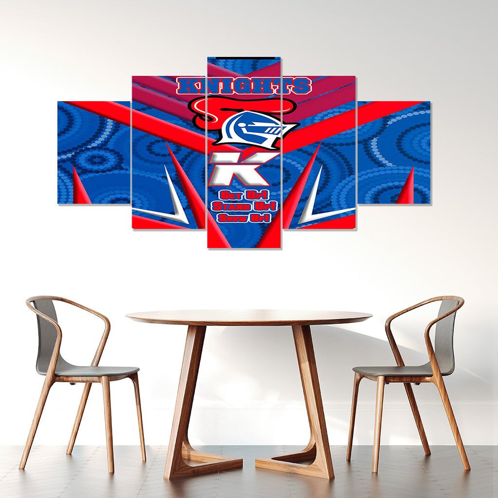 vibe-hoodie-canvas-wall-art-newcastle-knightsnaidoc-2022-sporty-style-canvas-wall-art