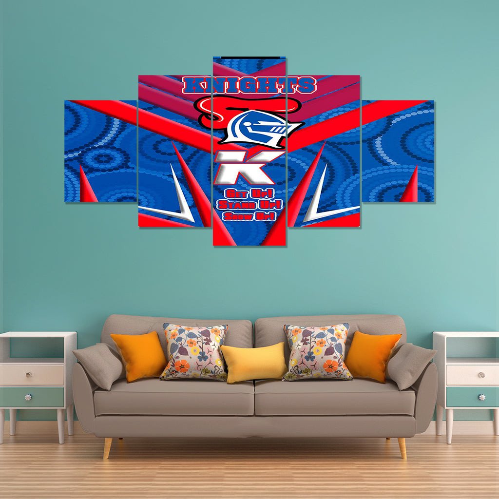 vibe-hoodie-canvas-wall-art-newcastle-knightsnaidoc-2022-sporty-style-canvas-wall-art
