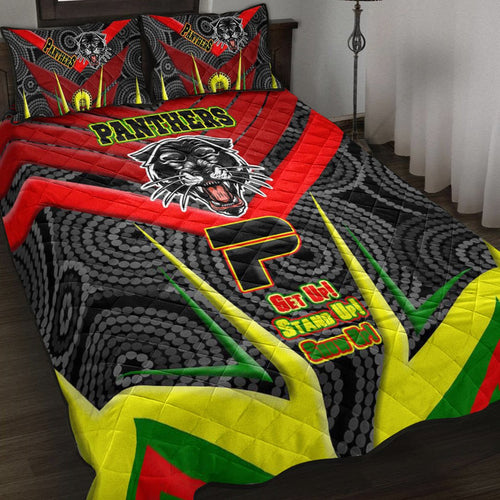 vibe-hoodie-quilt-bed-set-penrith-pantherss-naidoc-2022-sporty-style-quilt-bed-set