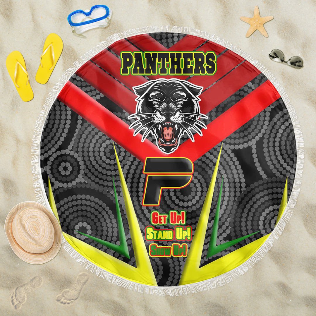vibe-hoodie-beach-blanket-penrith-pantherss-naidoc-2022-sporty-style-beach-blanket