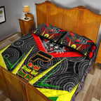vibe-hoodie-quilt-bed-set-penrith-pantherss-naidoc-2022-sporty-style-quilt-bed-set