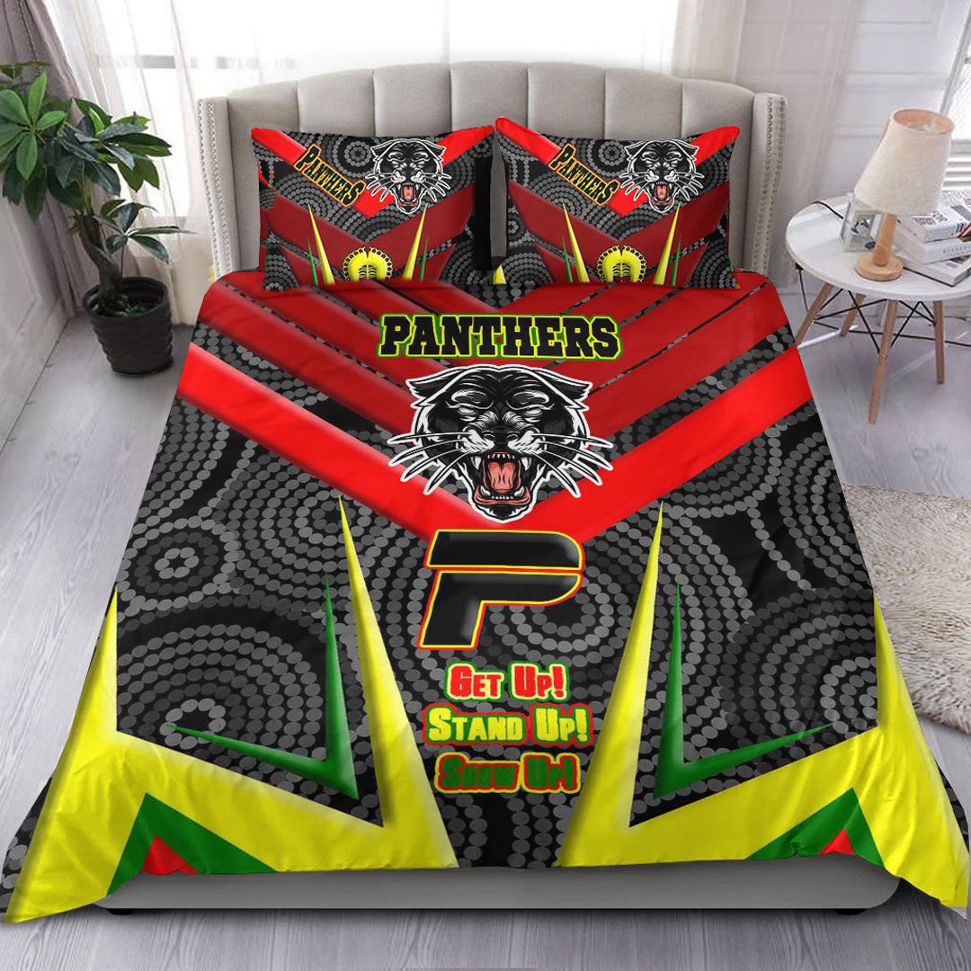 vibe-hoodie-bedding-set-penrith-pantherss-naidoc-2022-sporty-style-bedding-set