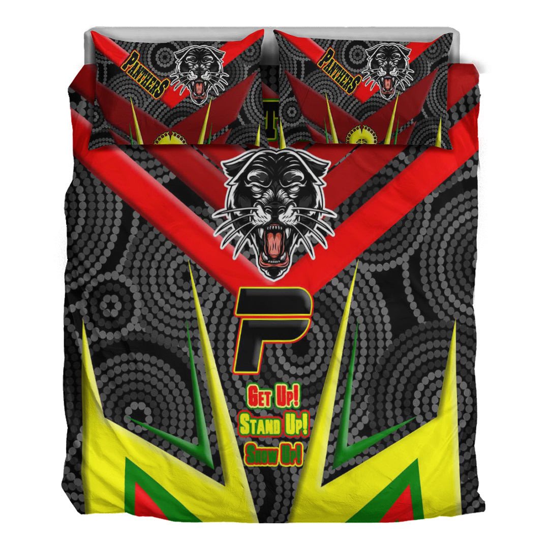 vibe-hoodie-bedding-set-penrith-pantherss-naidoc-2022-sporty-style-bedding-set