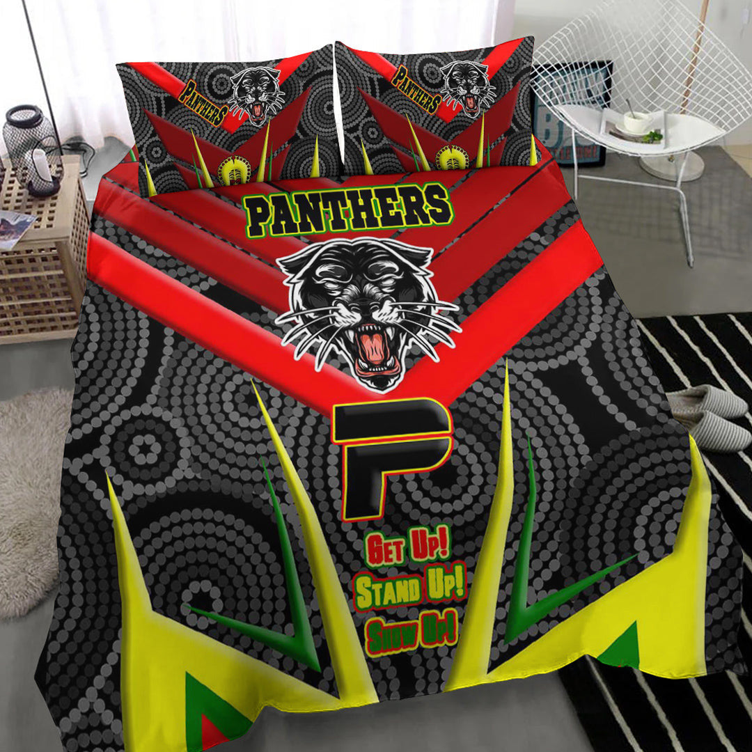 vibe-hoodie-bedding-set-penrith-pantherss-naidoc-2022-sporty-style-bedding-set