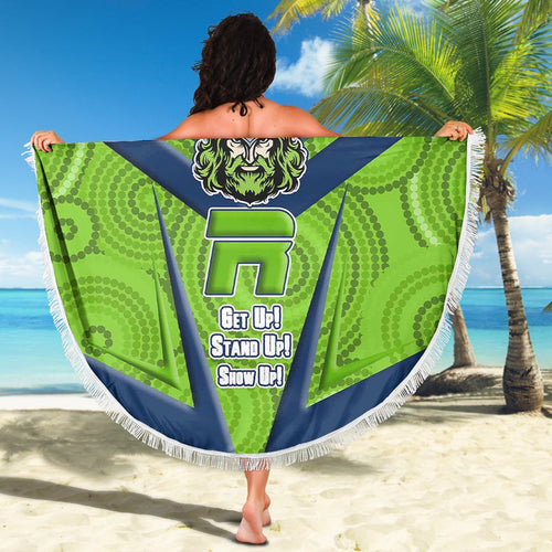 vibe-hoodie-beach-blanket-canberra-raidersnaidoc-2022-sporty-style-beach-blanket