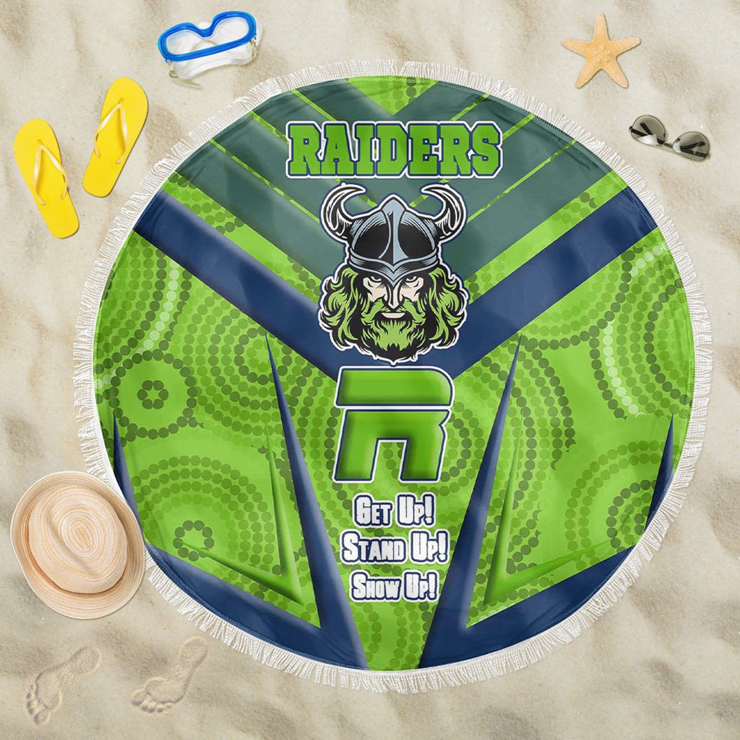 vibe-hoodie-beach-blanket-canberra-raidersnaidoc-2022-sporty-style-beach-blanket