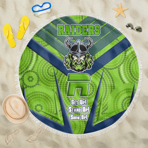 vibe-hoodie-beach-blanket-canberra-raidersnaidoc-2022-sporty-style-beach-blanket