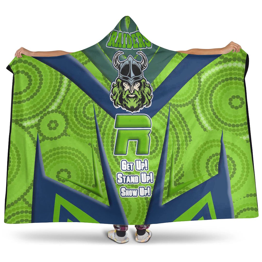 vibe-hoodie-hooded-blanket-canberra-raidersnaidoc-2022-sporty-style-hooded-blanket