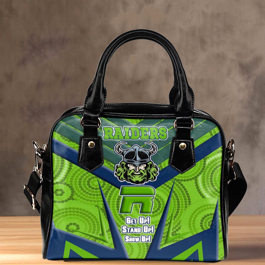 vibe-hoodie-shoulder-handbag-canberra-raidersnaidoc-2022-sporty-style-shoulder-handbag