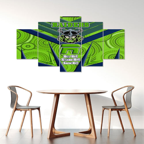 vibe-hoodie-canvas-wall-art-canberra-raidersnaidoc-2022-sporty-style-canvas-wall-art