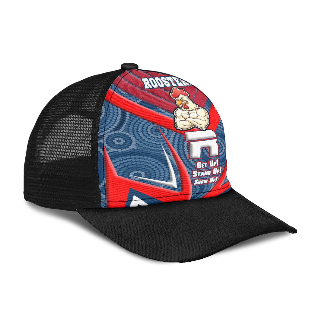 vibe-hoodie-mesh-back-cap-sydney-roosters-naidoc-2022-sporty-style-mesh-back-cap