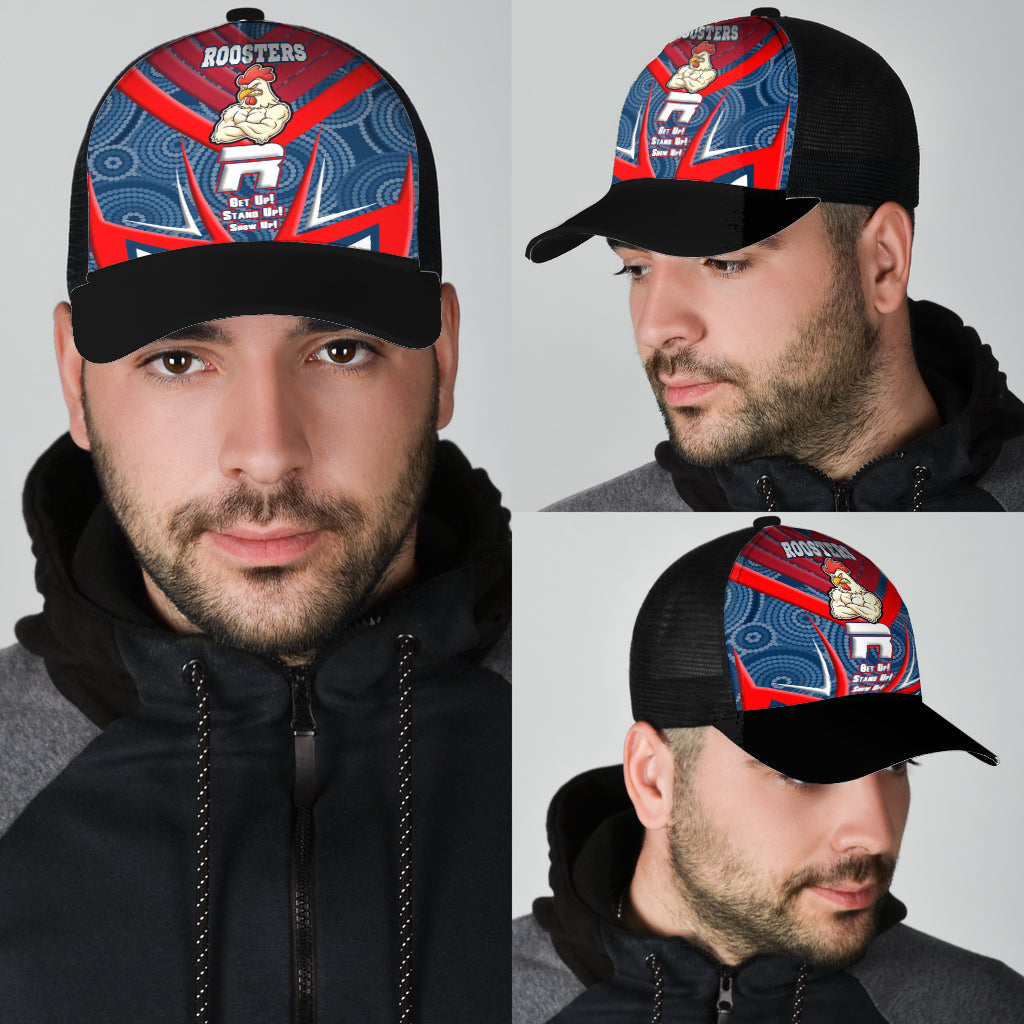 vibe-hoodie-mesh-back-cap-sydney-roosters-naidoc-2022-sporty-style-mesh-back-cap