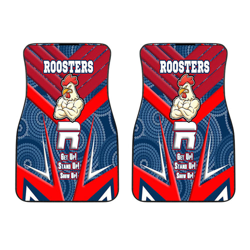 vibe-hoodie-front-and-back-car-mats-sydney-roosters-naidoc-2022-sporty-style-front-and-back-car-mats